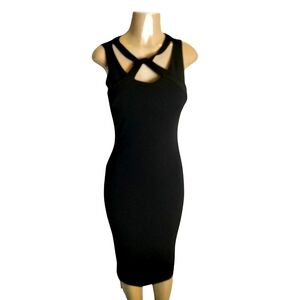 CHRISTIAN Siriano bodycon cocktail maxi dress size S/p